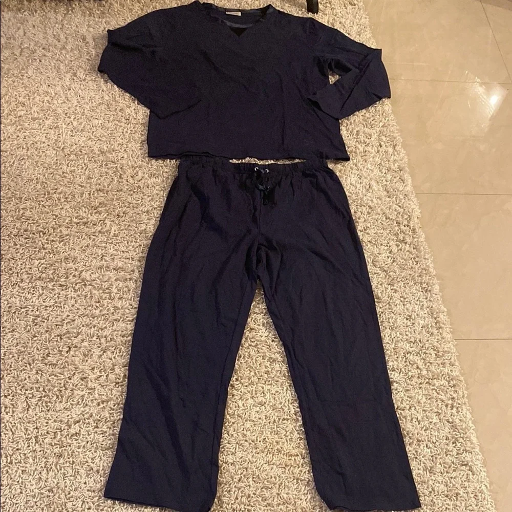 Temperley London Blue Pajama Set Soft Comfortable Sleepwear size L new